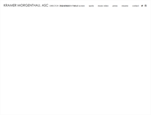 Tablet Screenshot of kramermorgenthau.com